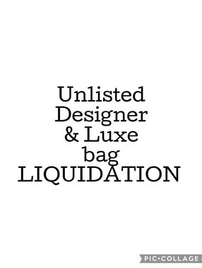 Unlisted Designer & Luxe Bag, Wallet, And Jewelry Liquidation Sale